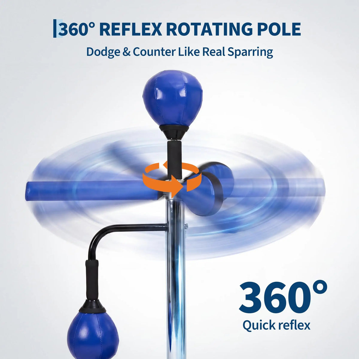 Freestanding Boxing Trainer With Swivel Bar And Speed Balls