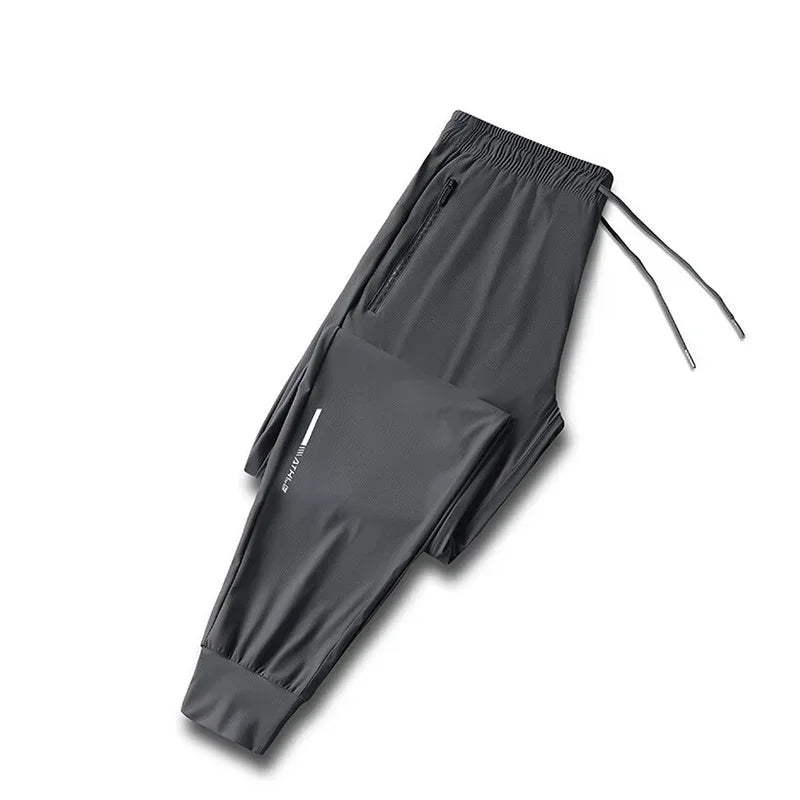 Men's Ice Silk Quick Dry Sweat Absorbing Sports Pants