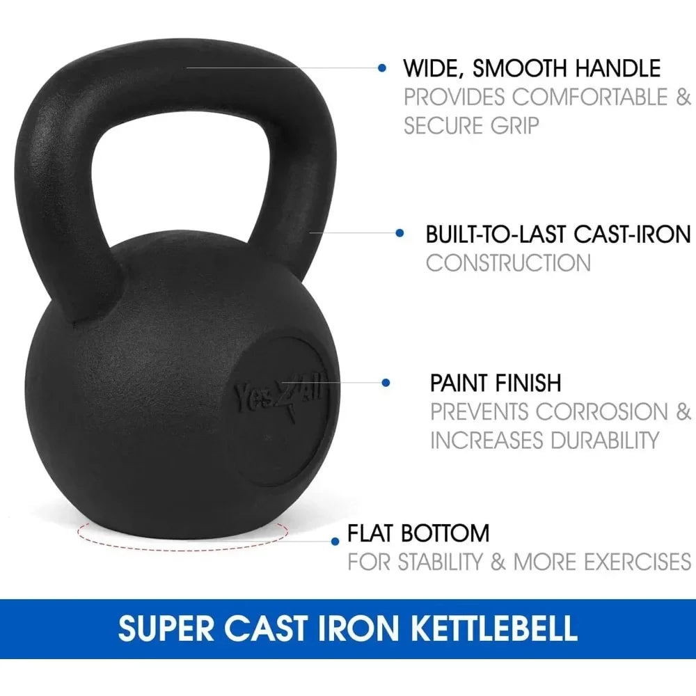 Kettlebell Sets Inc Cast Iron Kettlebell Set For Home Gym