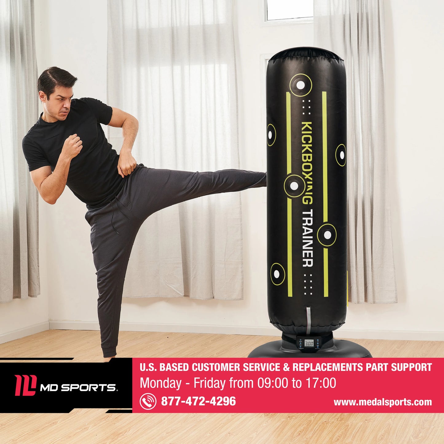 Kickboxing Sandbag Trainer For Fitness Enthusiasts And Beginners