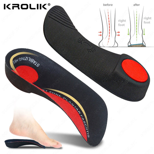 Severe Flat Foot Arch Support Insoles For Men Women Orthotic