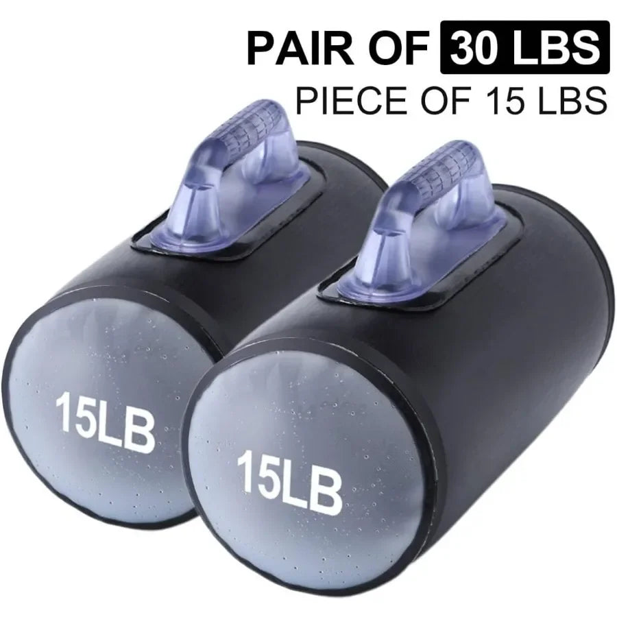 Adjustable Water Filled Dumbbell Set For Portable Strength Training