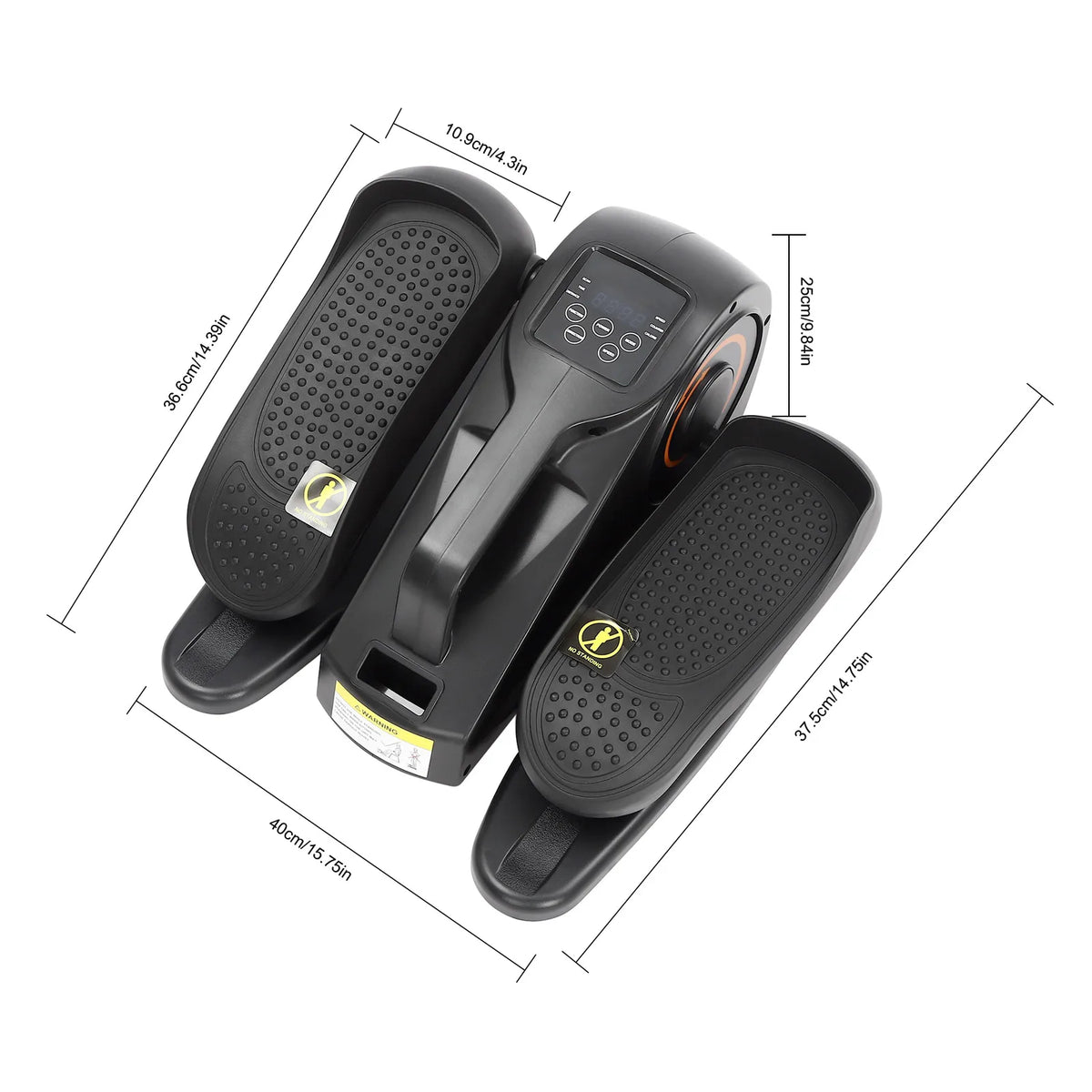 Motorized Under Desk Elliptical Pedal Exerciser With Remote Control