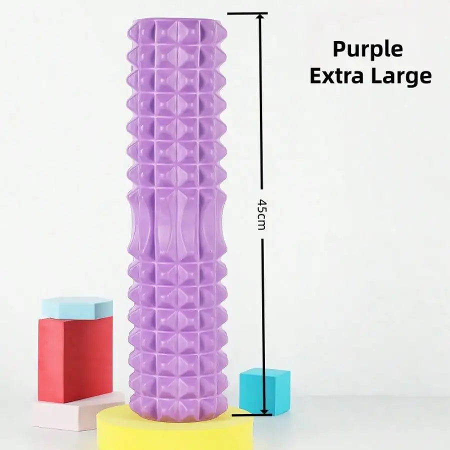 Textured Foam Yoga Massage Roller For Deep Tissue Muscle Relief
