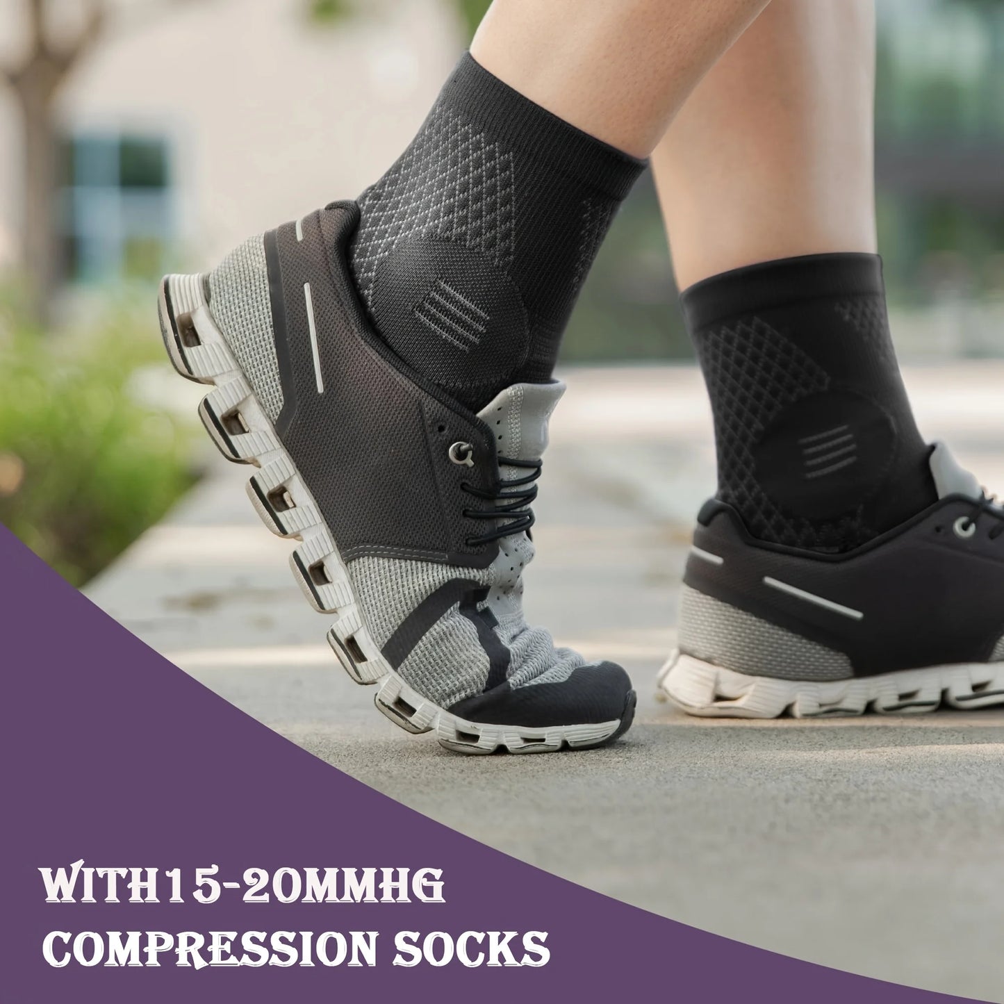 Compression Socks With Arch Support Open Toe For Neuropathy