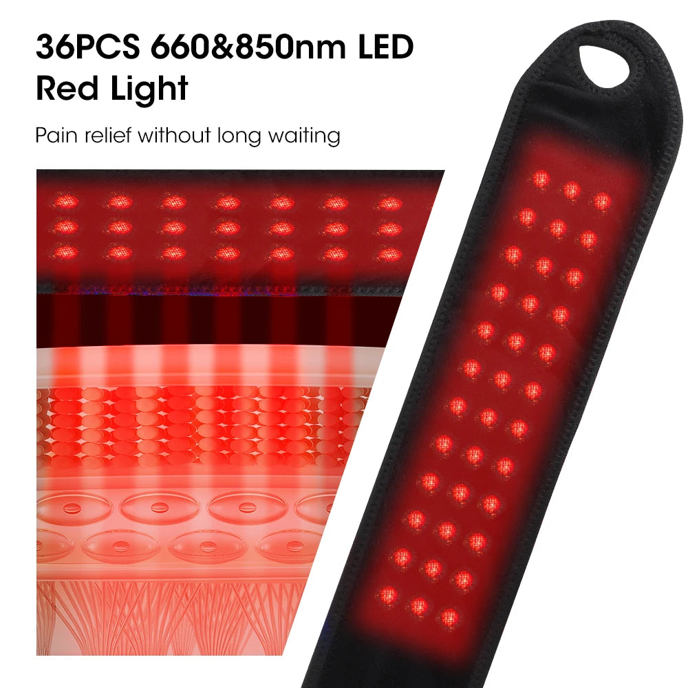 Hailicare Light Therapy Massage Wrap For Hands Wrists Knees Cordless