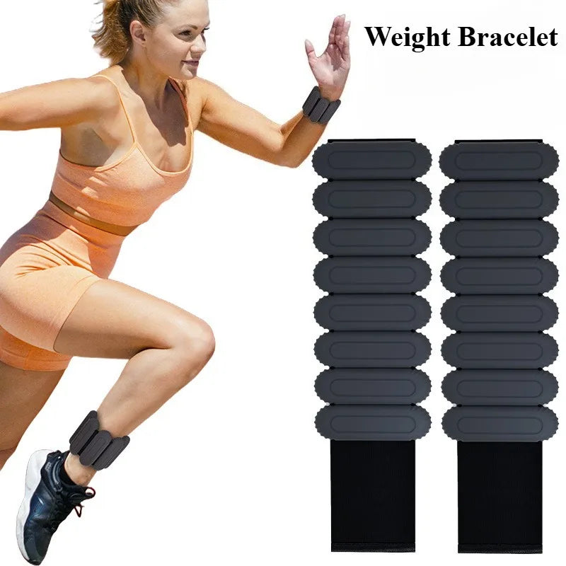 Ankle And Wrist Weights Set 1 Pair 450g 900g Adjustable