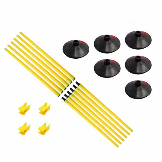2 Pack Adjustable Speed Training Hurdles And Basketball Slalom Poles