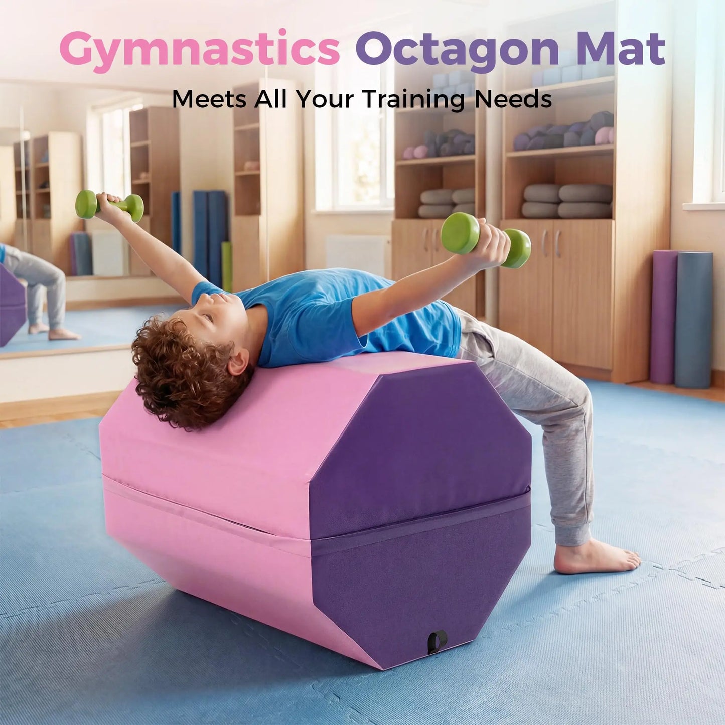 Skill Shape Backbend Somersault Trainer Mat for Home Gymnastics Training