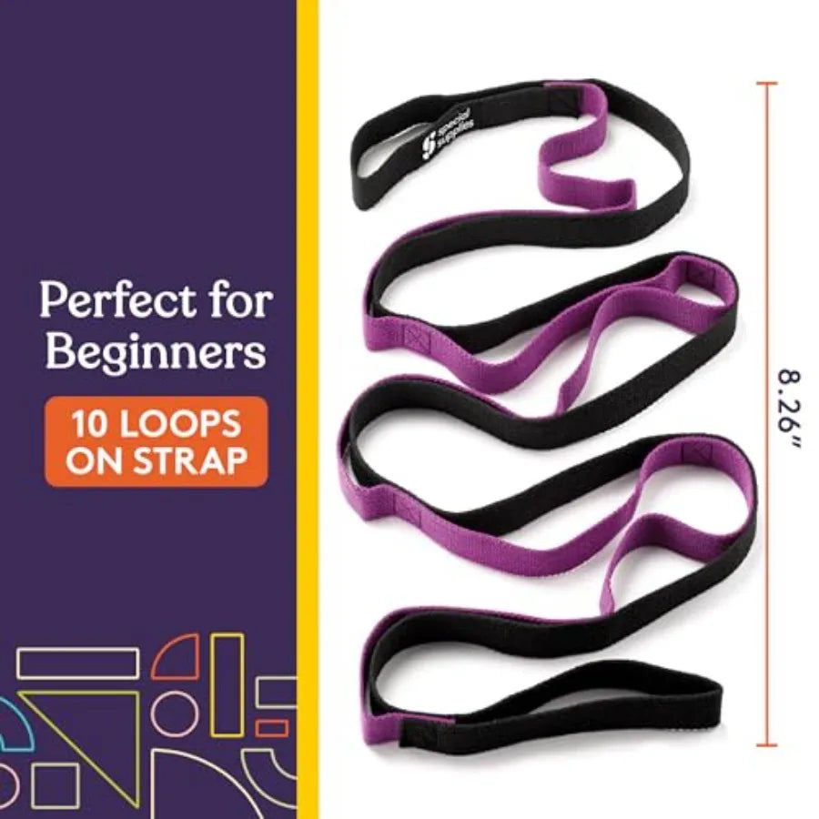 Yoga Strap For Stretching And Flexibility Training