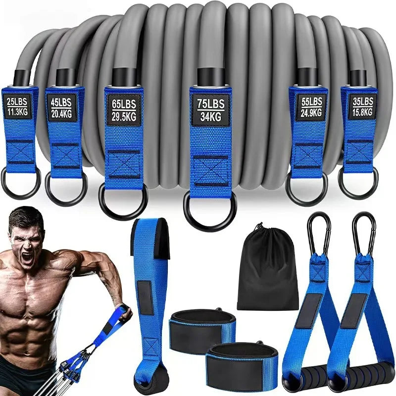 Premium Resistance Strap With Handle For Strength Training