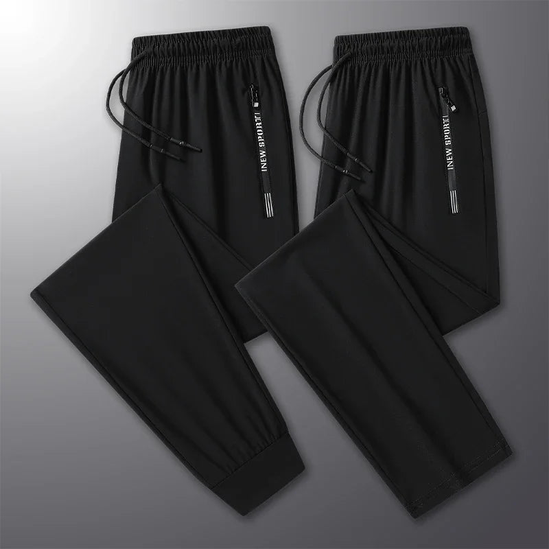 Men's Ice Silk Quick Dry Sweat Absorbing Sports Pants