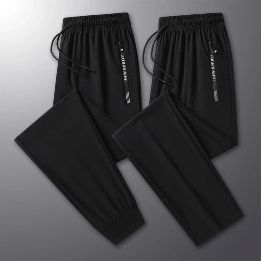 Men's Ice Silk Quick Dry Sweat Absorbing Sports Pants