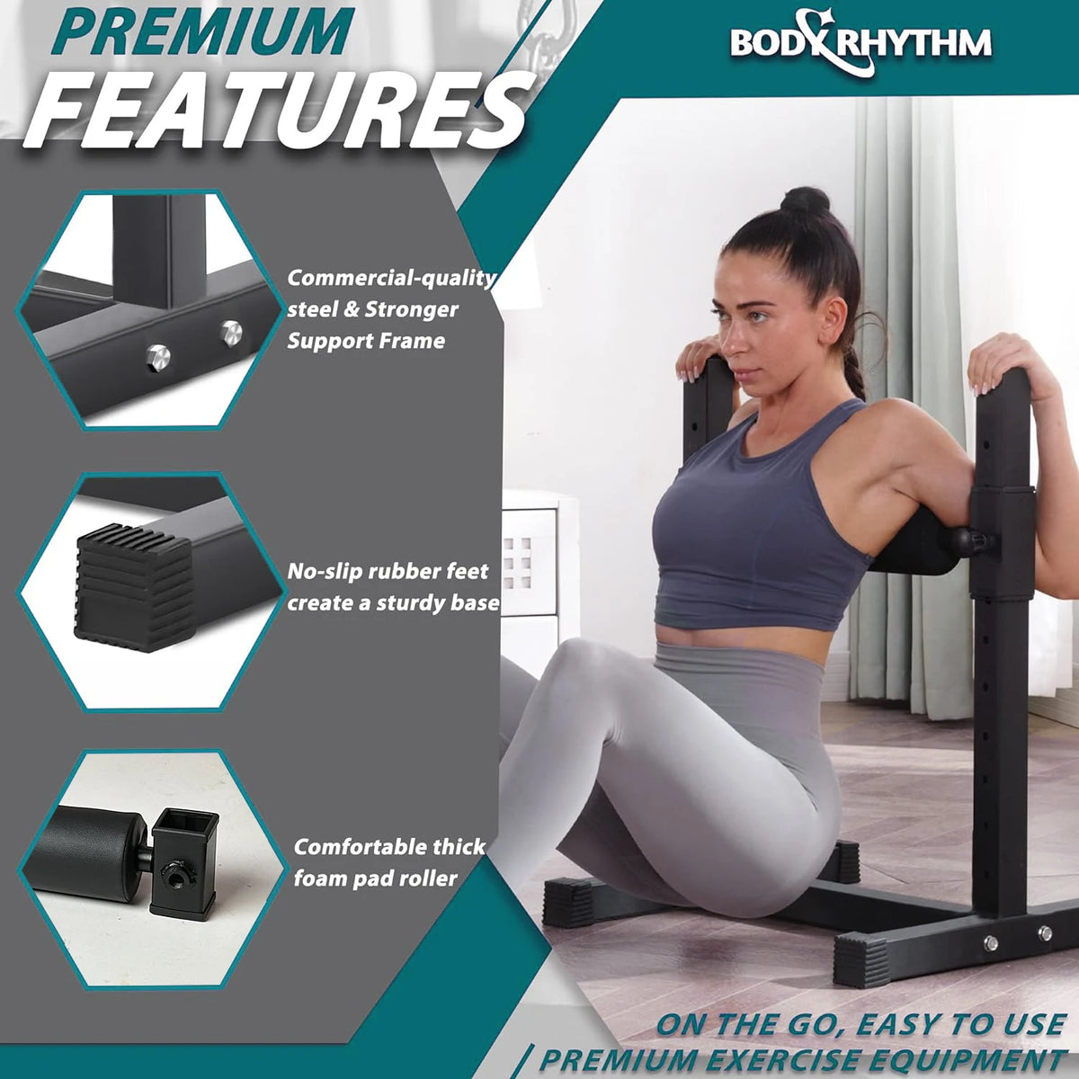 Marsafit Adjustable Single Leg Squat Stand For Bulgarian Split