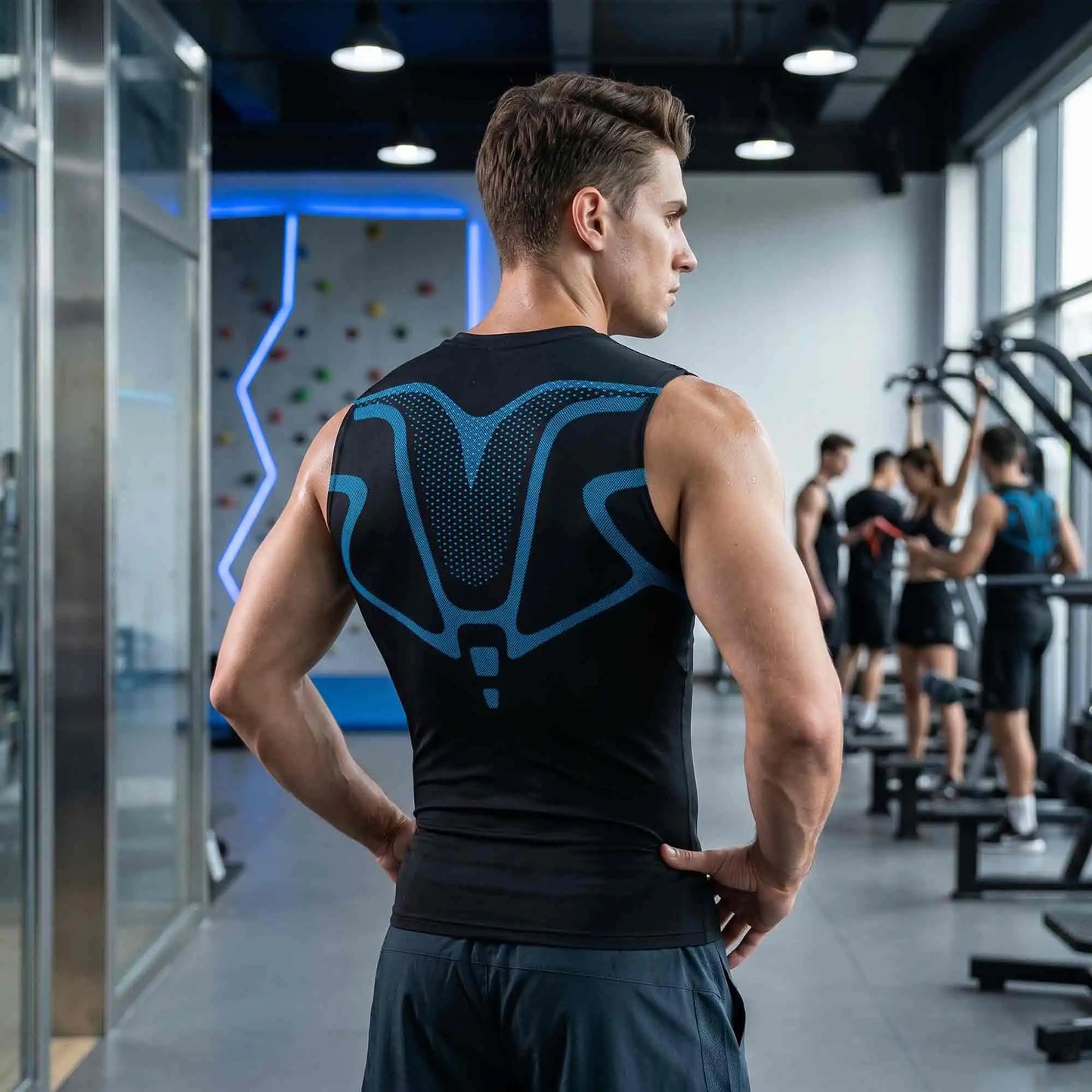 Men's 2-Pack Quick Dry Sleeveless Tank Top Set For Gym