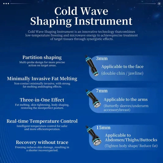 Onda Ice-Microwave Skin Tightening Machine 2.45GHz For Contouring