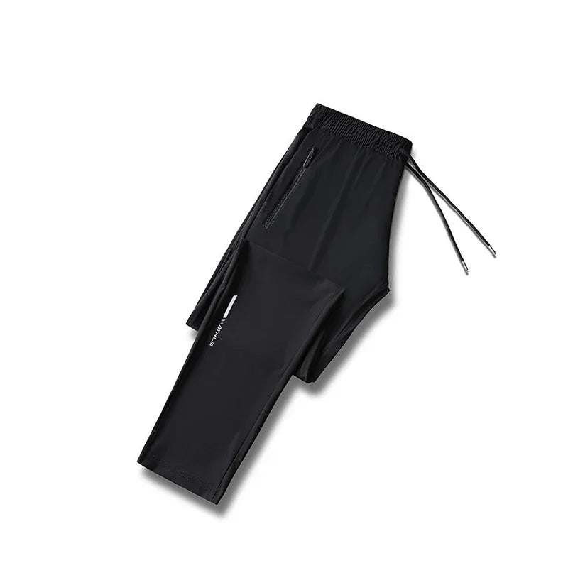 Men's Ice Silk Quick Dry Sweat Absorbing Sports Pants