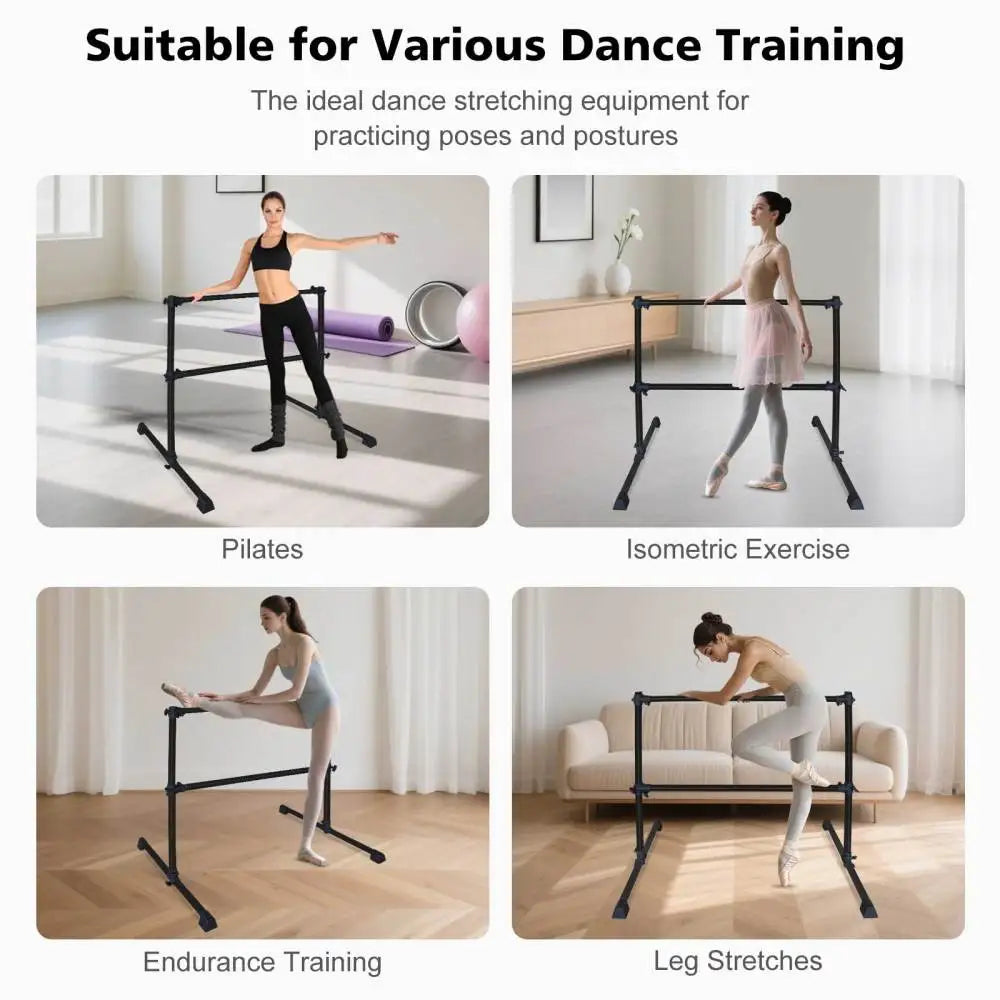 Adjustable Ballet Barre for Dance Practice, 6.7-46 Inch Range