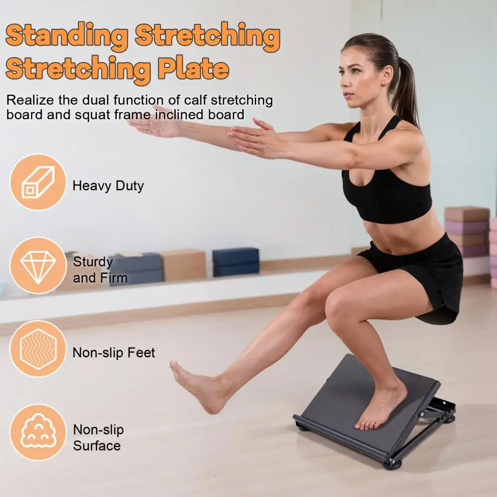Heavy Duty Slant Board For Squats And Calf Stretching