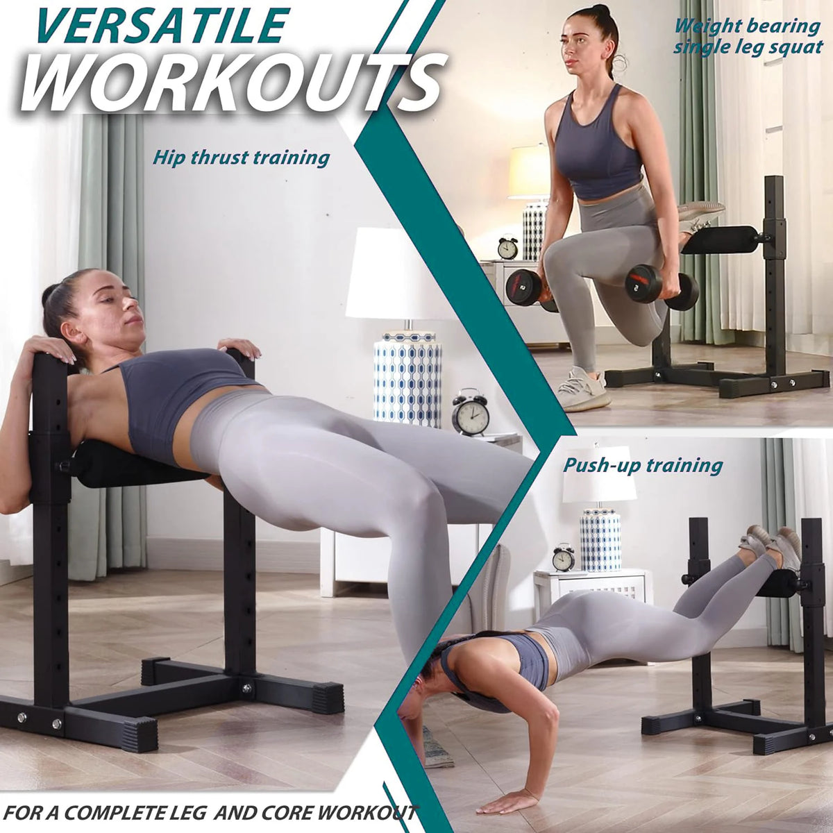 Marsafit Adjustable Single Leg Squat Stand For Bulgarian Split