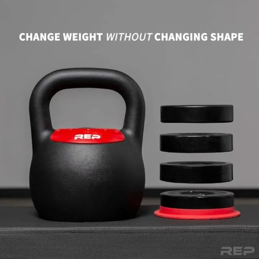 Fitness Steel Kettlebell With Ergonomic Handle For Home Gym Training