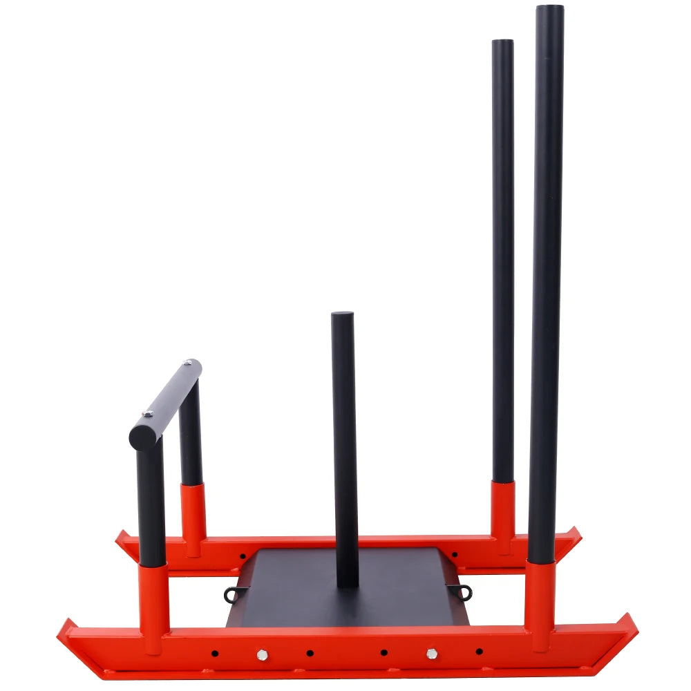 Ye Weight Sled - Fitness & Strength Training Equipment for Muscle Building & Explosive Power, Speed Training, Heavy-Duty, Compatible with 1" & 2" Weight Plates