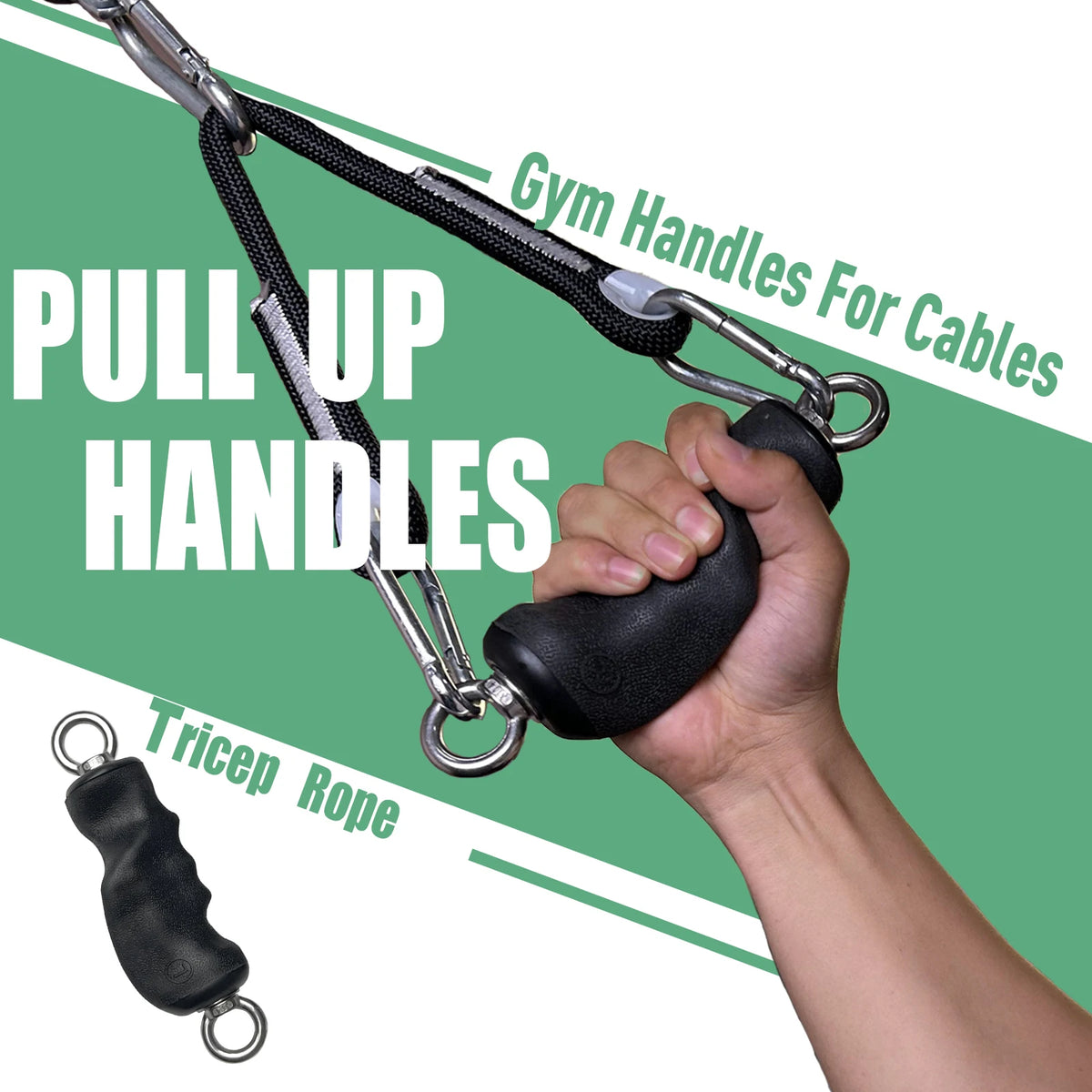 MARSAFIT Ergonomic Lat Tricep Rope Cable Machine Attachment