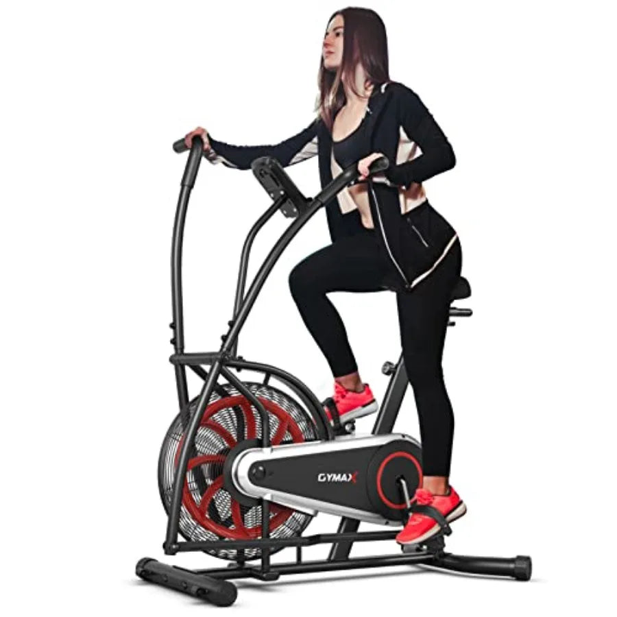 Upright Exercise Bike With Phone Holder For Home Gym Cardio