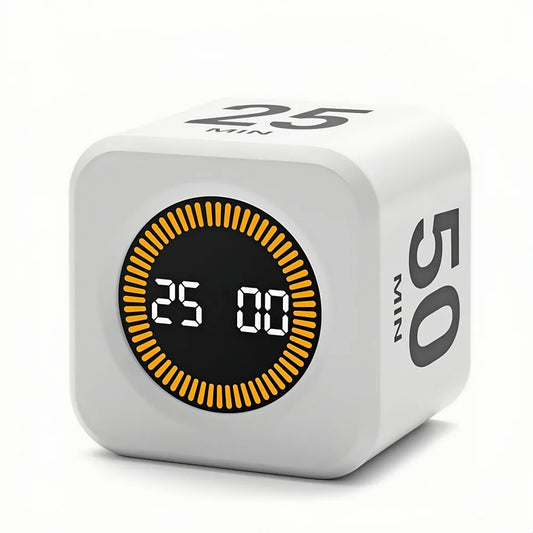 Pomodoro Timer LED Display Silent Eco Friendly Kitchen Timer