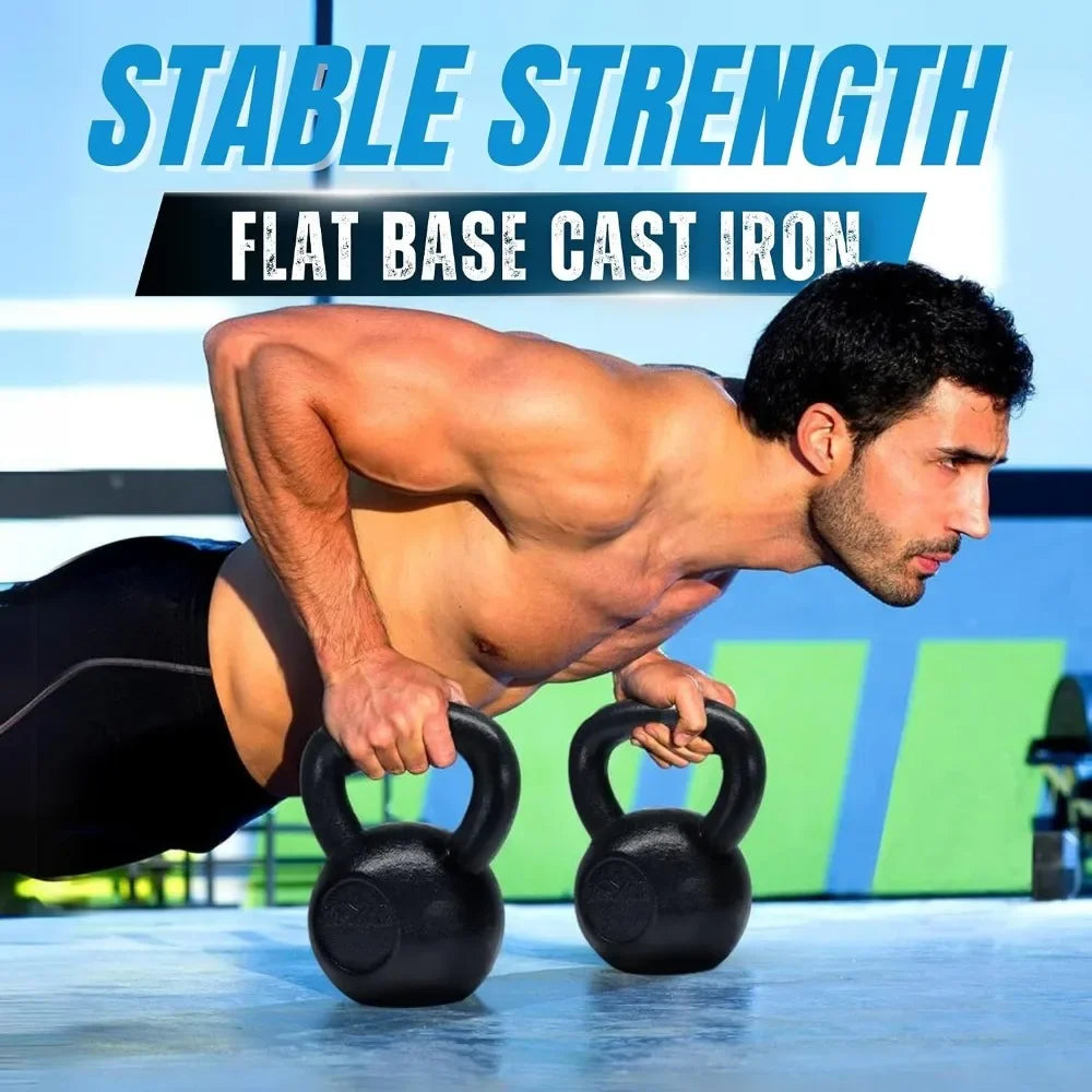 Kettlebell Sets Inc Cast Iron Kettlebell Set For Home Gym