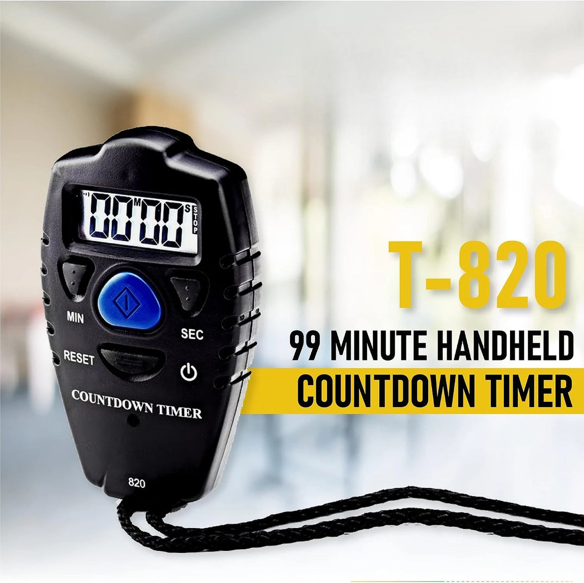 Portable Digital Countdown Timer With Clear Display For Sports Training