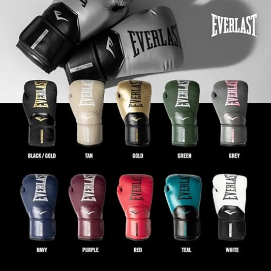 YTYIN Everlast Elite 2 Boxing Gloves PU Leather Training Gear