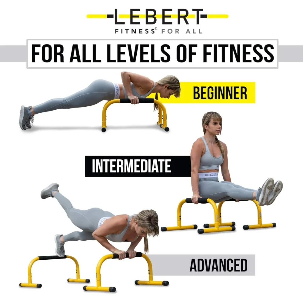 Lebert Fitness Parallette Bars By YTYIN Heavy Duty Bodyweight Training
