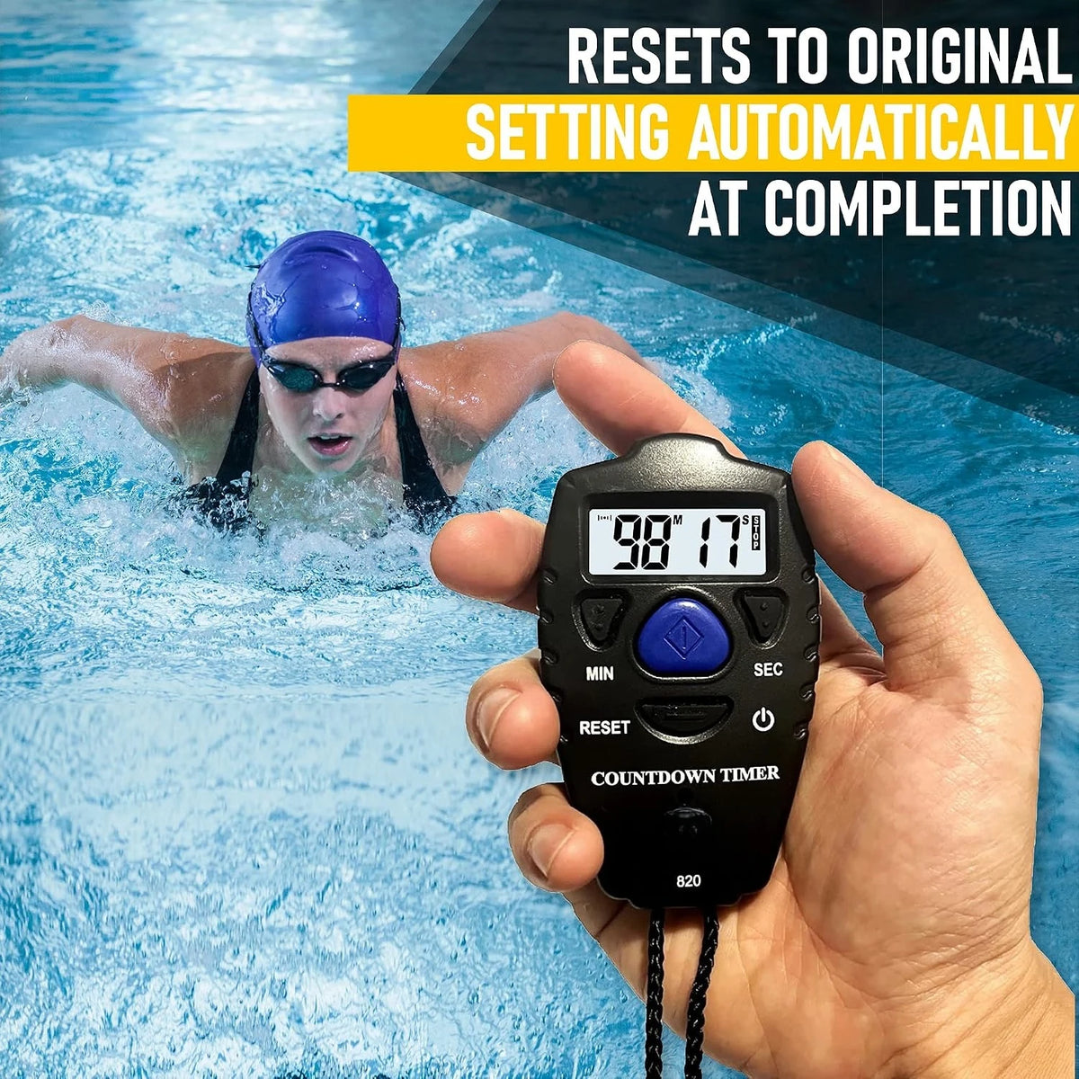 Portable Digital Countdown Timer With Clear Display For Sports Training