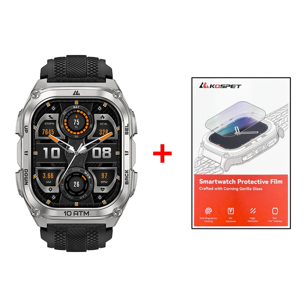 KOSPET Tank M4 Smartwatch With GPS Offline Maps 10ATM