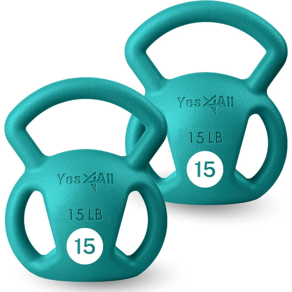 Yes4All Kettlebell For Strength Training With Wide Grip Handle Home Gym