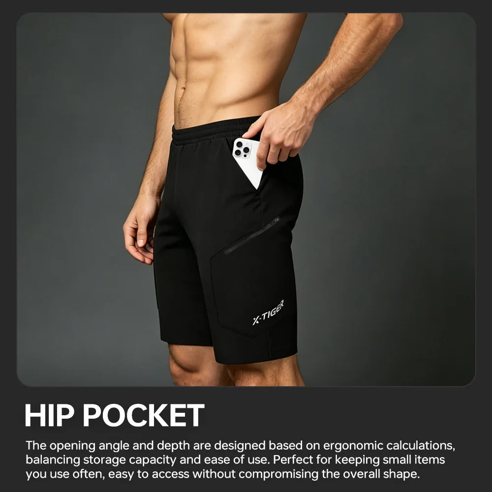 X-TIGER 2 In 1 Cycling Shorts Padded MTB Wearproof Waterproof