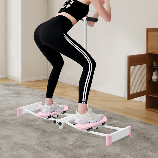 Pelvic Floor Exercise Machine With Skiing Motion Simulator And Foldable Steel