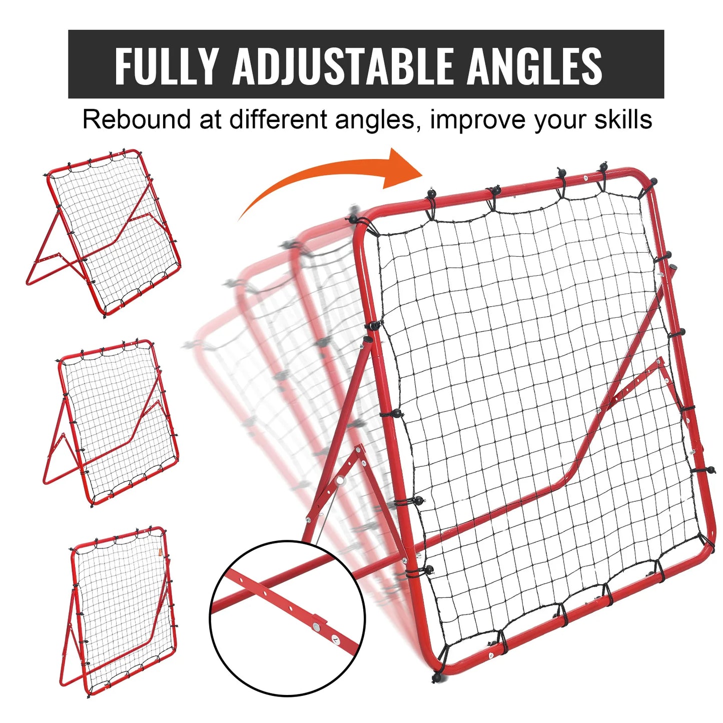 VEVOR Soccer Rebounder Net Portable Training For Football Practice