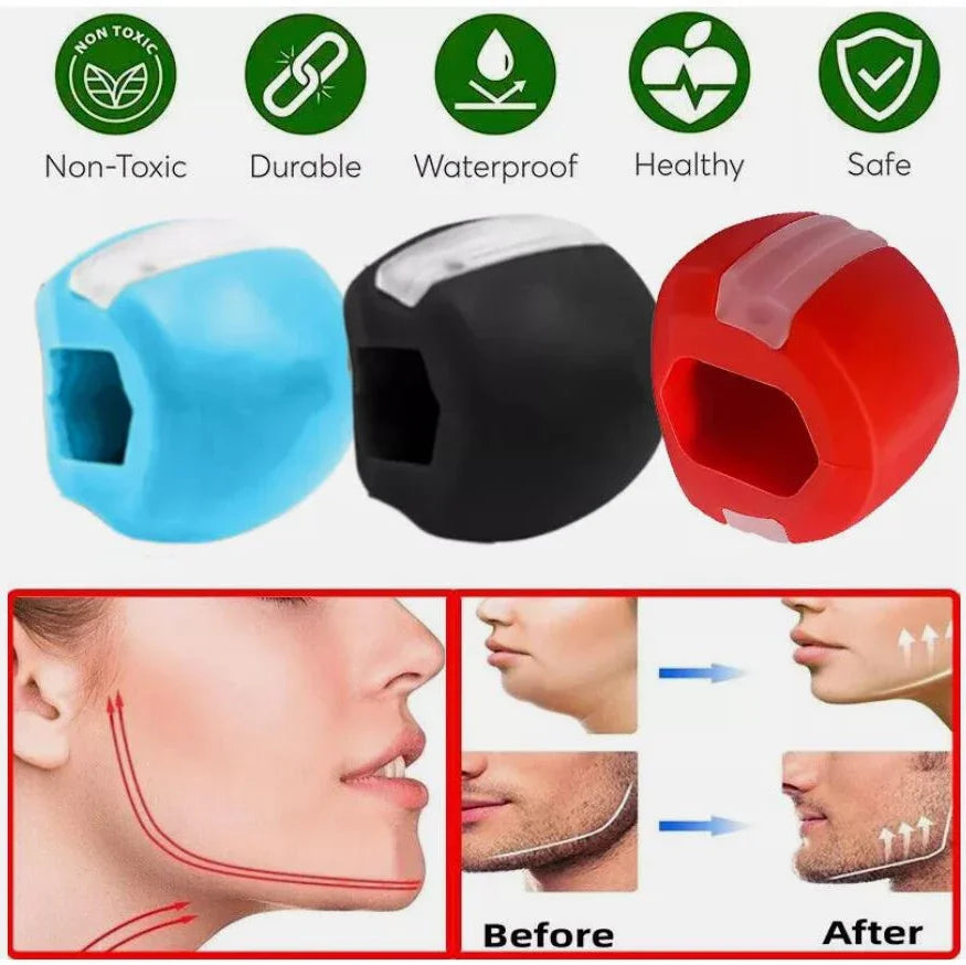 Face Masseter Jawline Trainer Balls 3 Pack Facial Muscle Exerciser