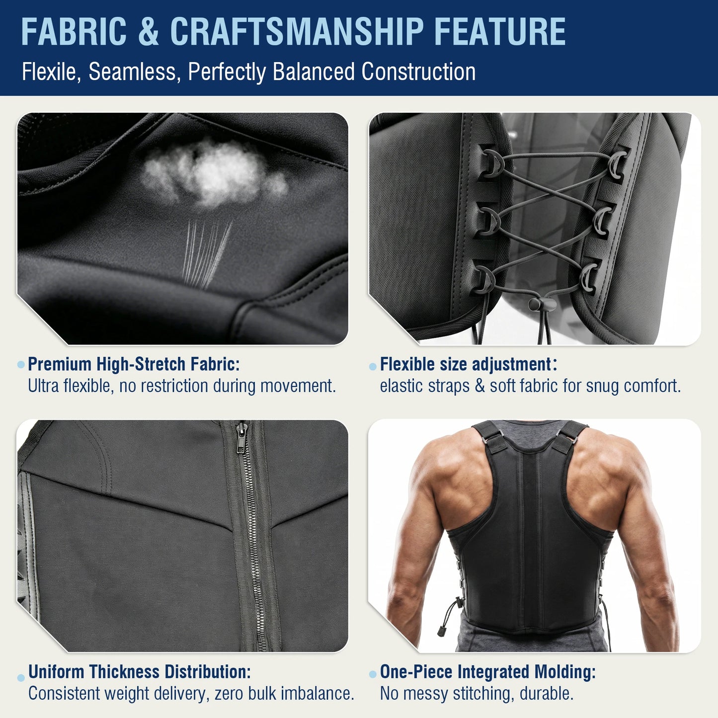 10LBS Adjustable Weighted Vest For Women Breathable Running Vest