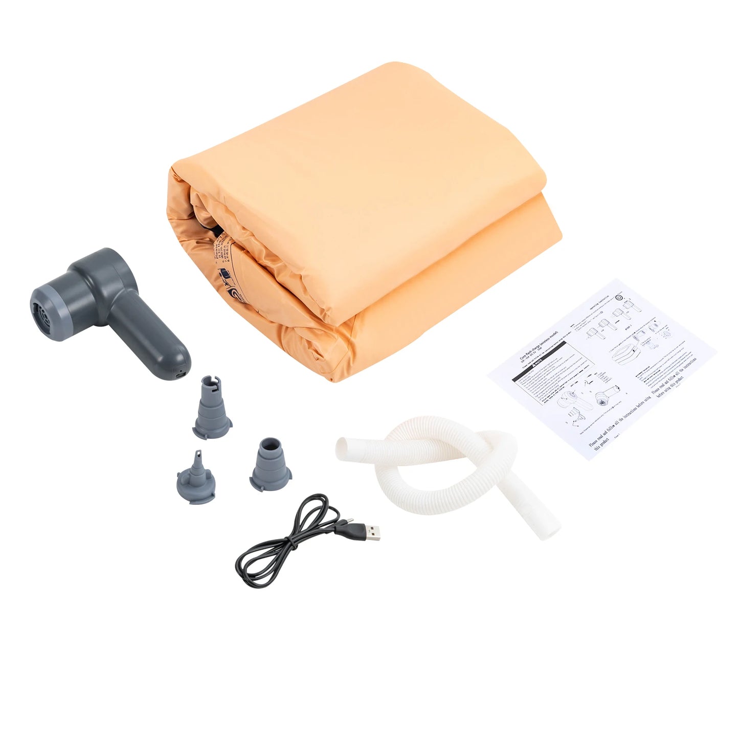 Inflatable Adult Bathtub With Electric Air Pump USB Drainage Pipe
