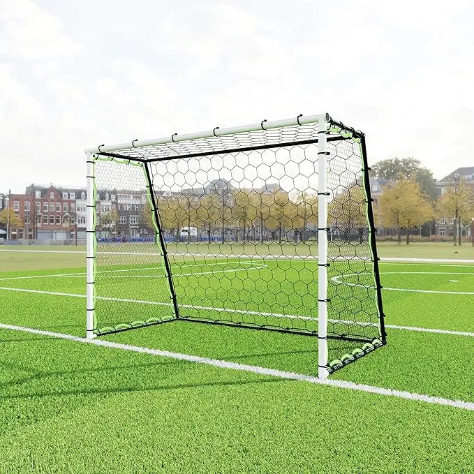 Soccer Goal Rebounder Trainer With Ground Stakes For Practice