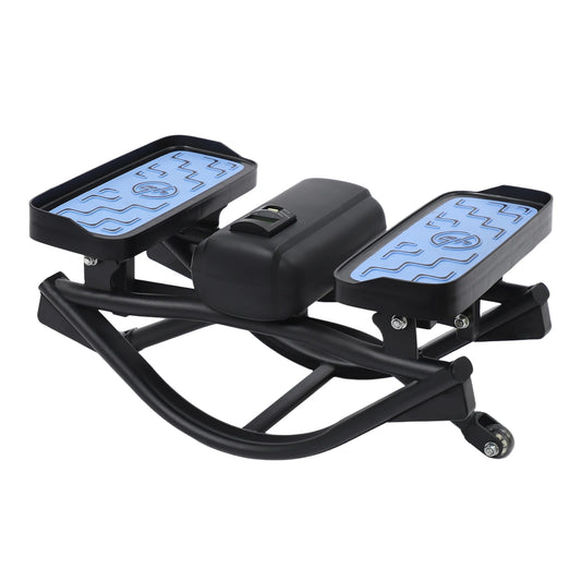 Rocking Fitness Stepper Portable Lateral Cardio Machine For Home Gym