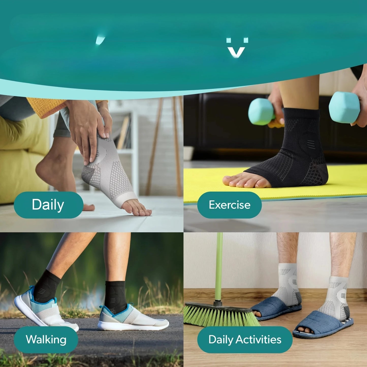Compression Socks With Arch Support Open Toe For Neuropathy