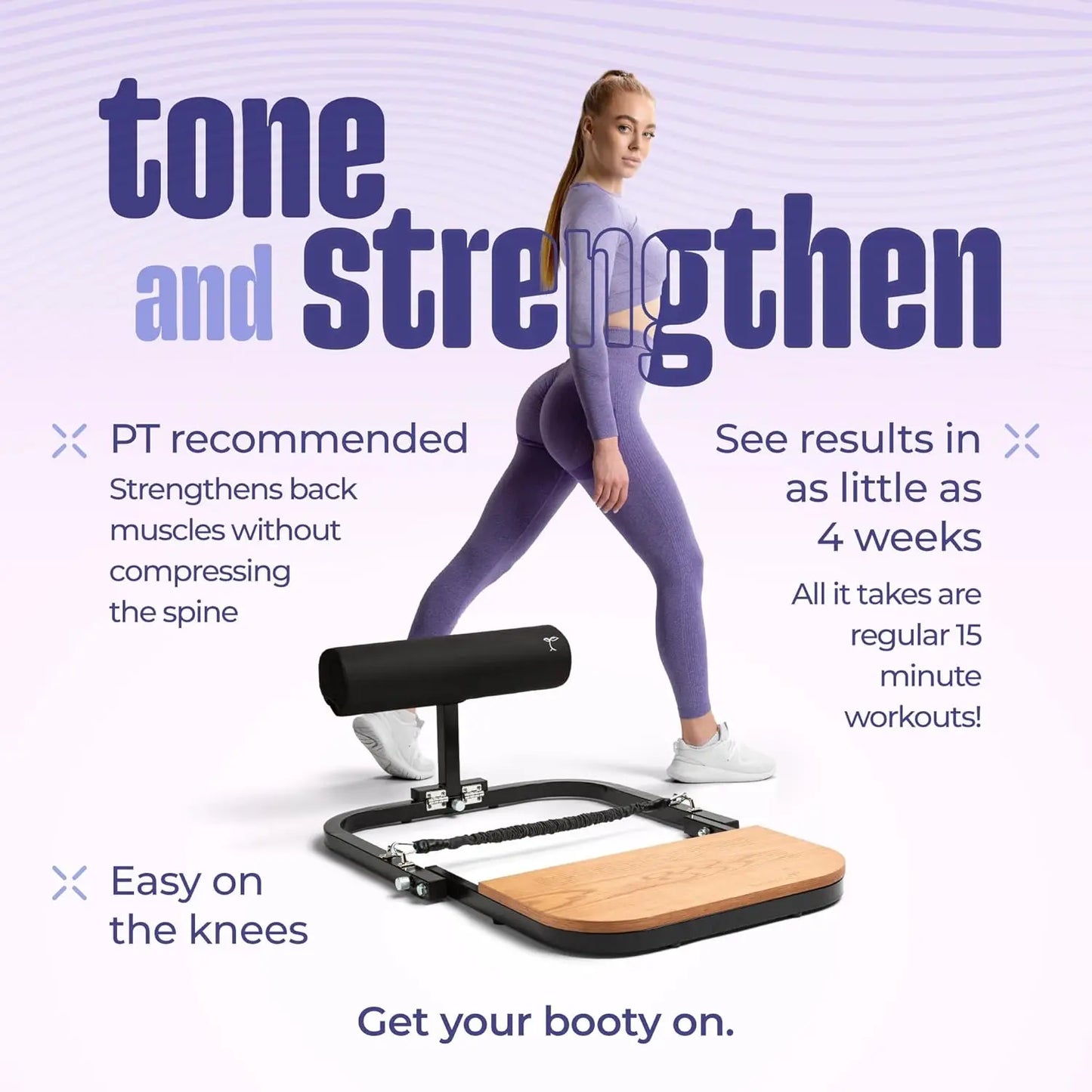 YTYIN Hip Thrust Machine For Glute Training With Resistance