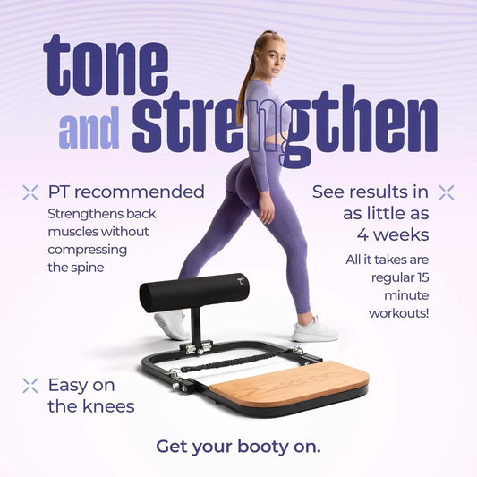 YTYIN Hip Thrust Machine For Glute Training With Resistance