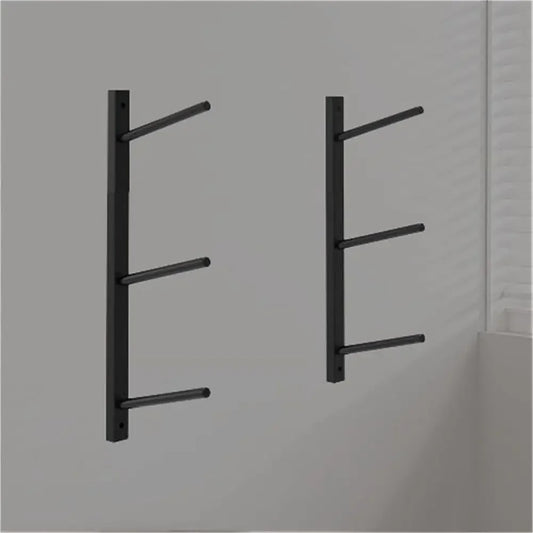 Lisanyj4102 Three Tier Wall Mounted Yoga Mat Storage Rack
