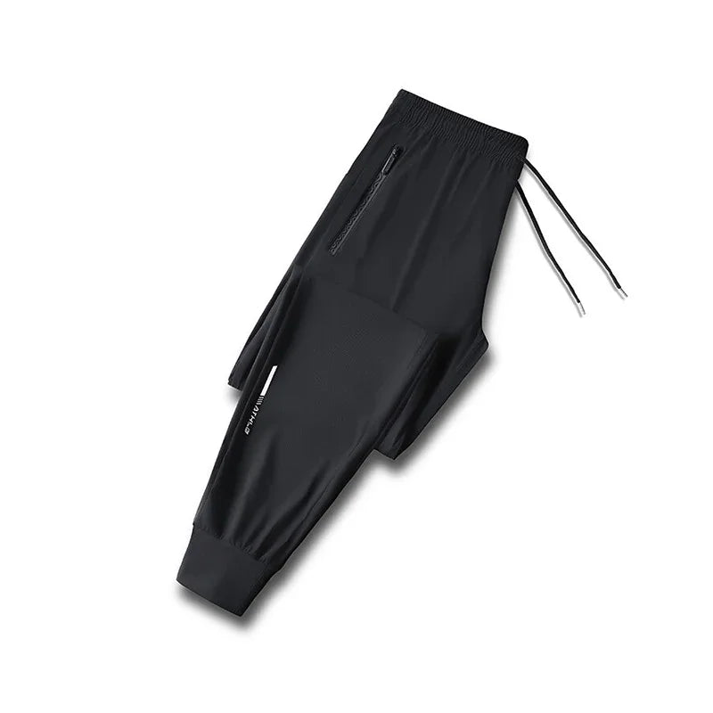 Men's Ice Silk Quick Dry Sweat Absorbing Sports Pants