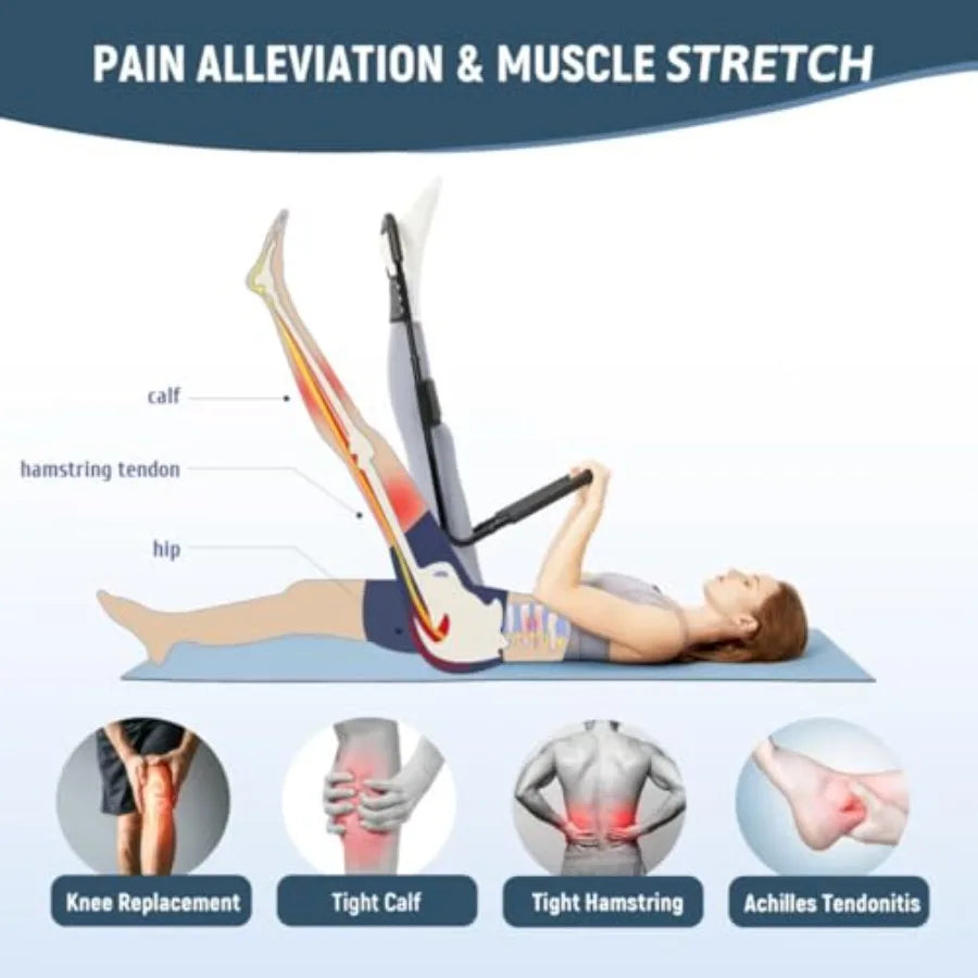 Hamstring Stretcher for Knee Extension Pain Relief and Flexibility
